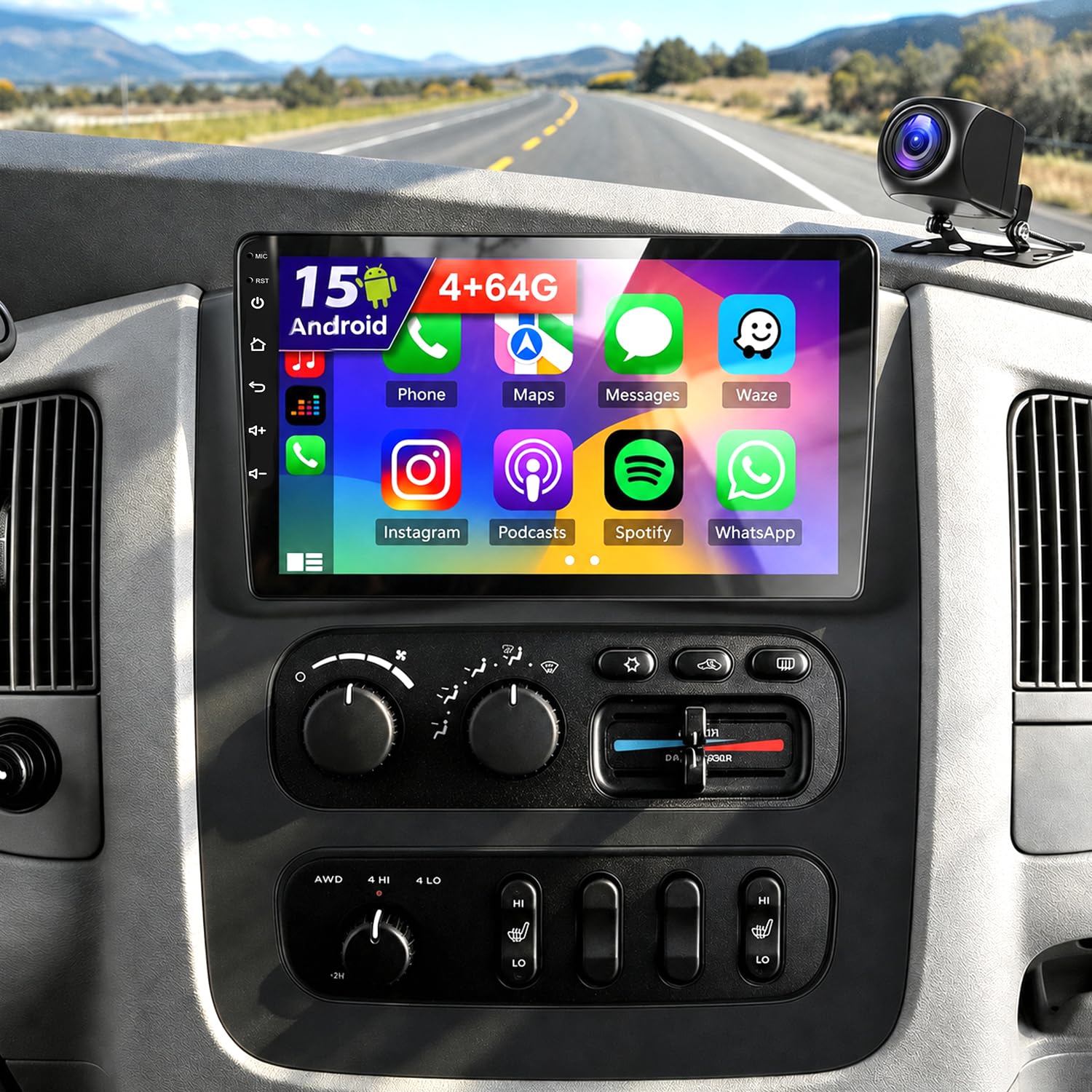 Photo 1 of Hiolpen Car Stereo for Dodge Ram 1500 2500 3500 (2002-2005)