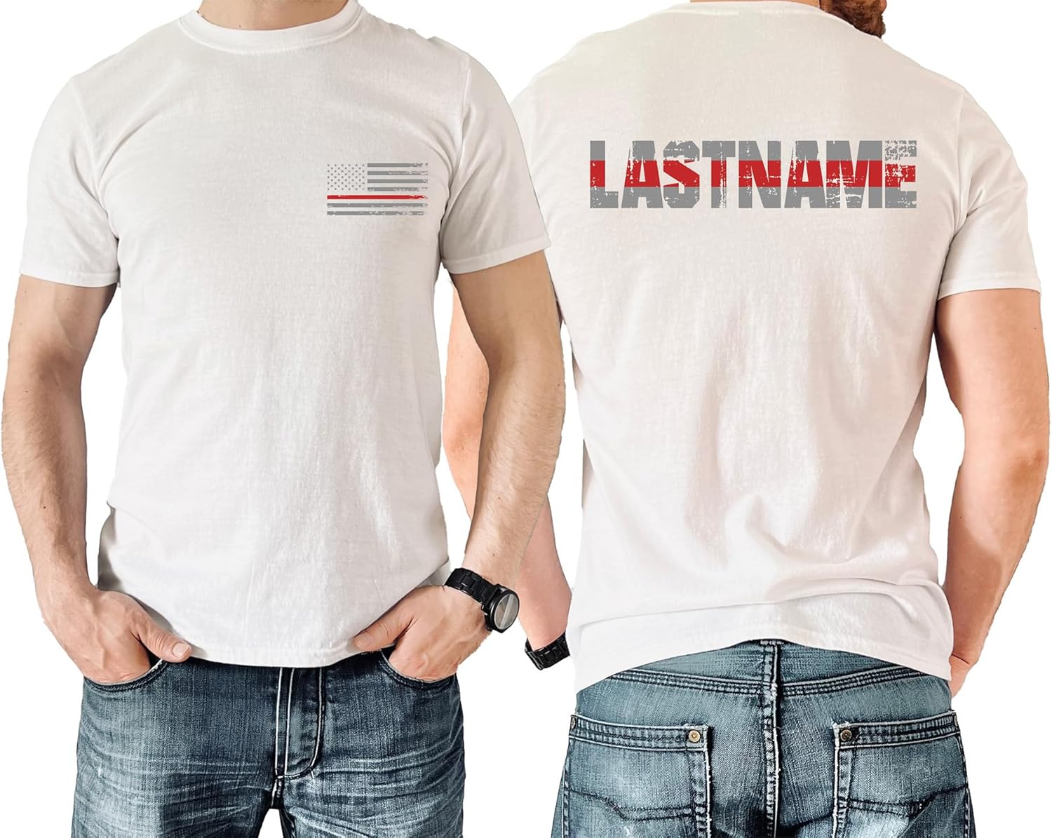 Personalized Firefighter Shirt for Men and Women Custom Fire Department Shirts Fire Rescue Shirt with Name Firefighter Gifts - Image 5