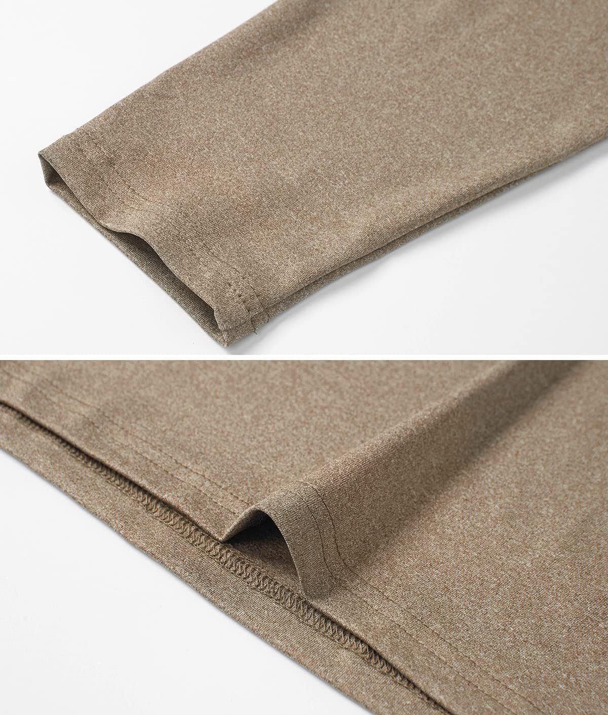 MANSDOUR Men's Quick-Dry Active Sports Shirts Quarter Zip Long Sleeve Running Pullover Tops Outdoor Sweatshirt - Image 7