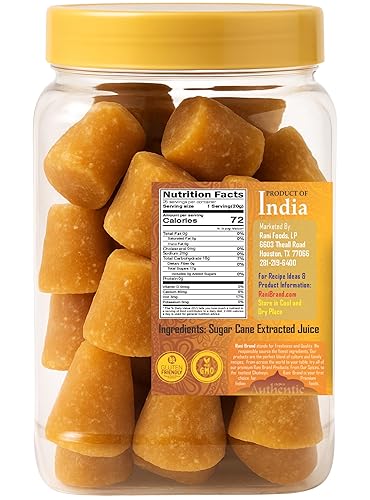 Miniatura 12 de Rani Kolhapuri Gur (Jaggery) 11.0 lbs (11 libras) ~ Azúcar de caña sin refinar, sin color añadido, apto para gluten, vegano, sin OMG, sin sal ni