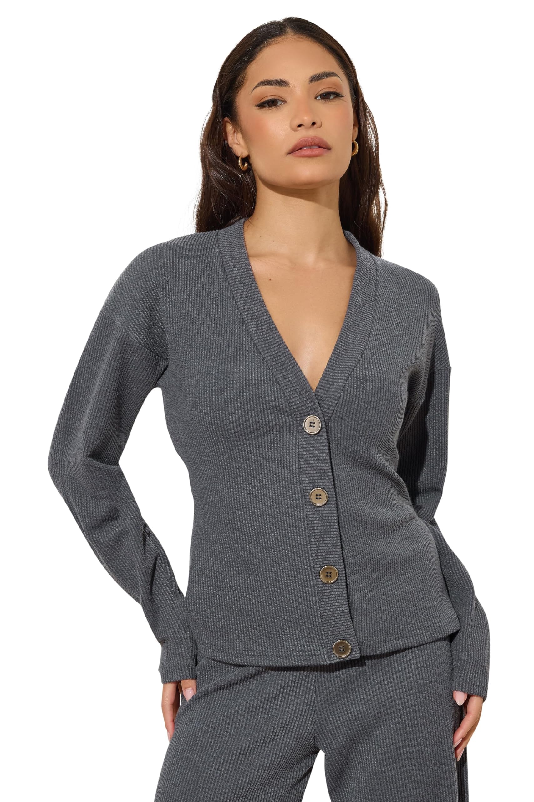 PixieGirl Women's Cardigan - Charcoal - Size 14