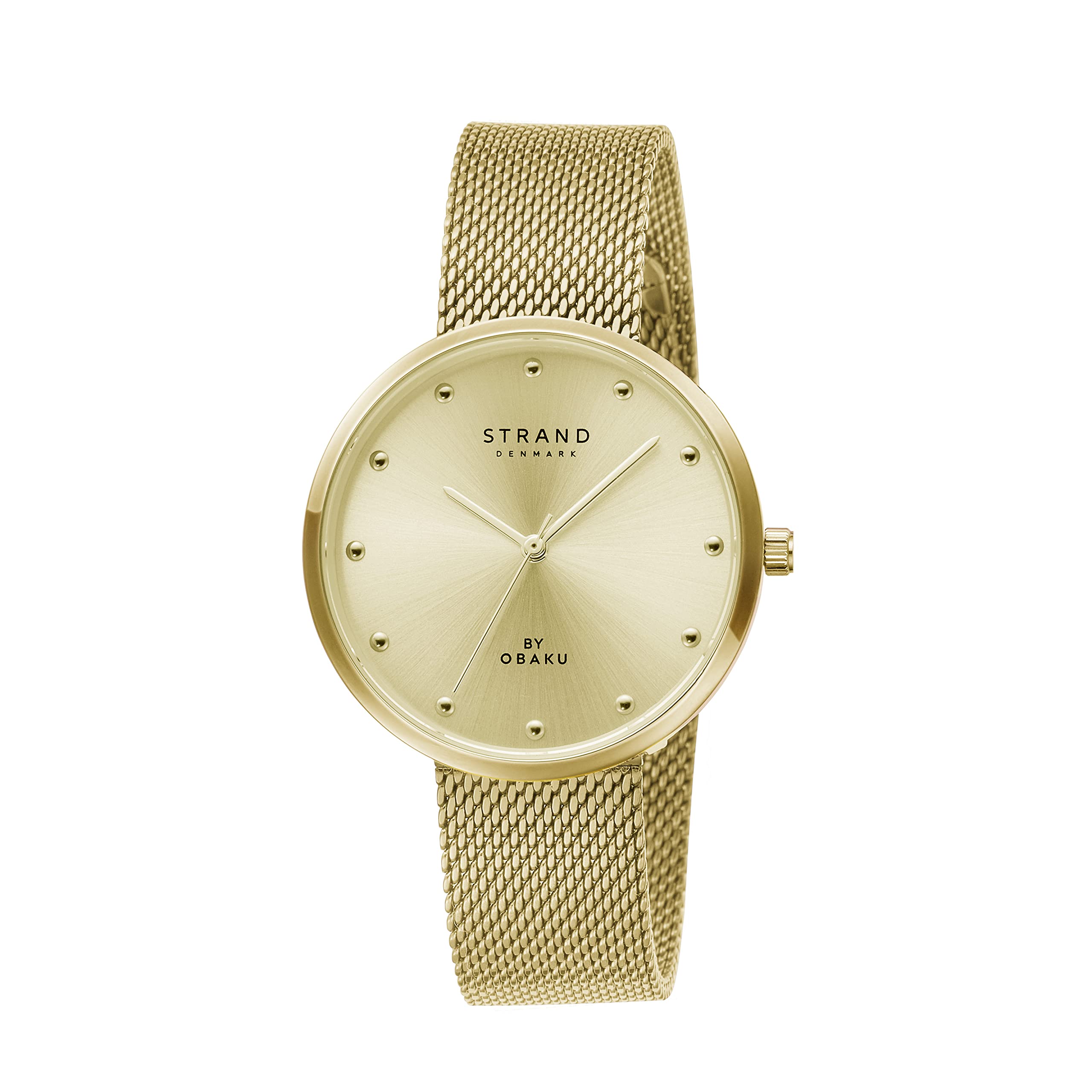 Strand By Obaku Analog Gold Dial Womens Watch-S700LXGGMG-DC (B097HKN9WD) Amazon Price History, Amazon Price Tracker