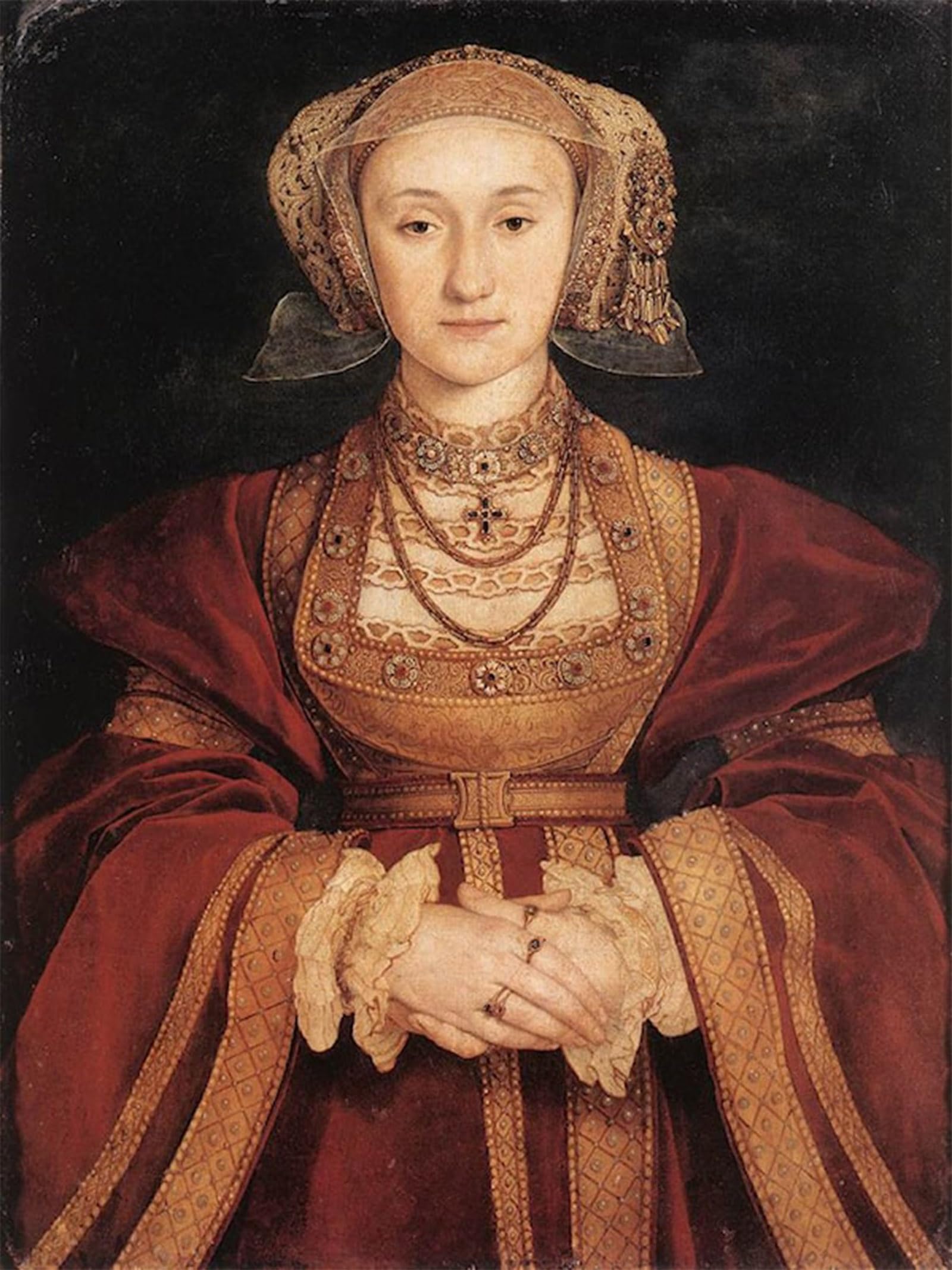 POSTERIIk Famous Print Pop Art Wall Art Graffiti Portrait of Anne of Cleves Hans Holbein Art Prints for Home Decor 60x90cm