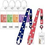 Cruise On Cruise Luggage Tag Holde [4 Pack] - Fits All Carnival & Seabourn Ships & Tags - Cruise Essentials 2026 & 2027 - Waterproof & Clear Luggage Tags