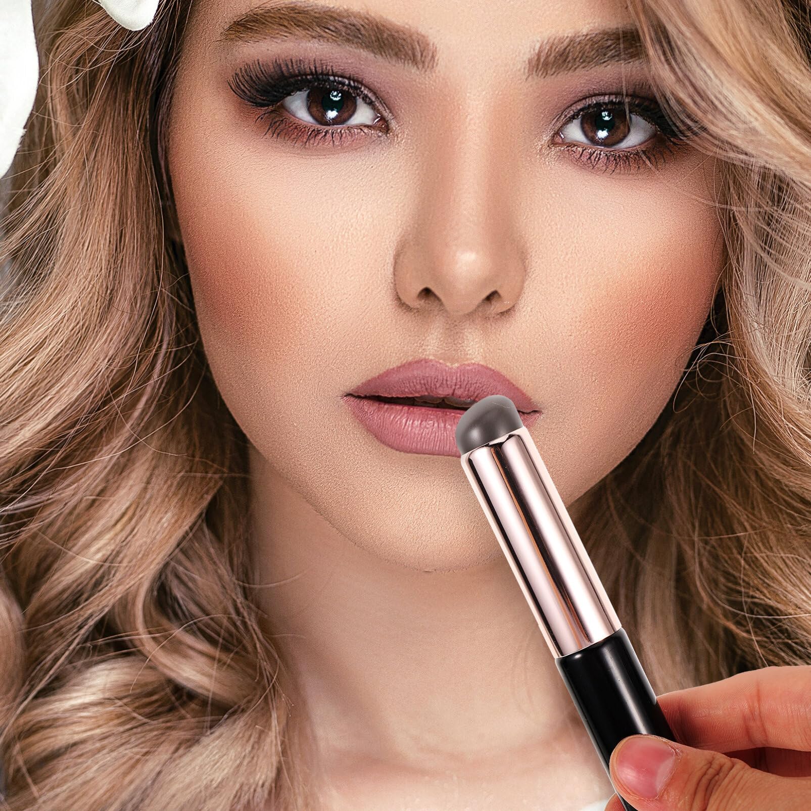 Frcolor リップブラシ シリコンチップ 3本入り コンシーラーブラシ　新品 Amazon | Frcolor リップブラシ シリコンチップ 3本入り