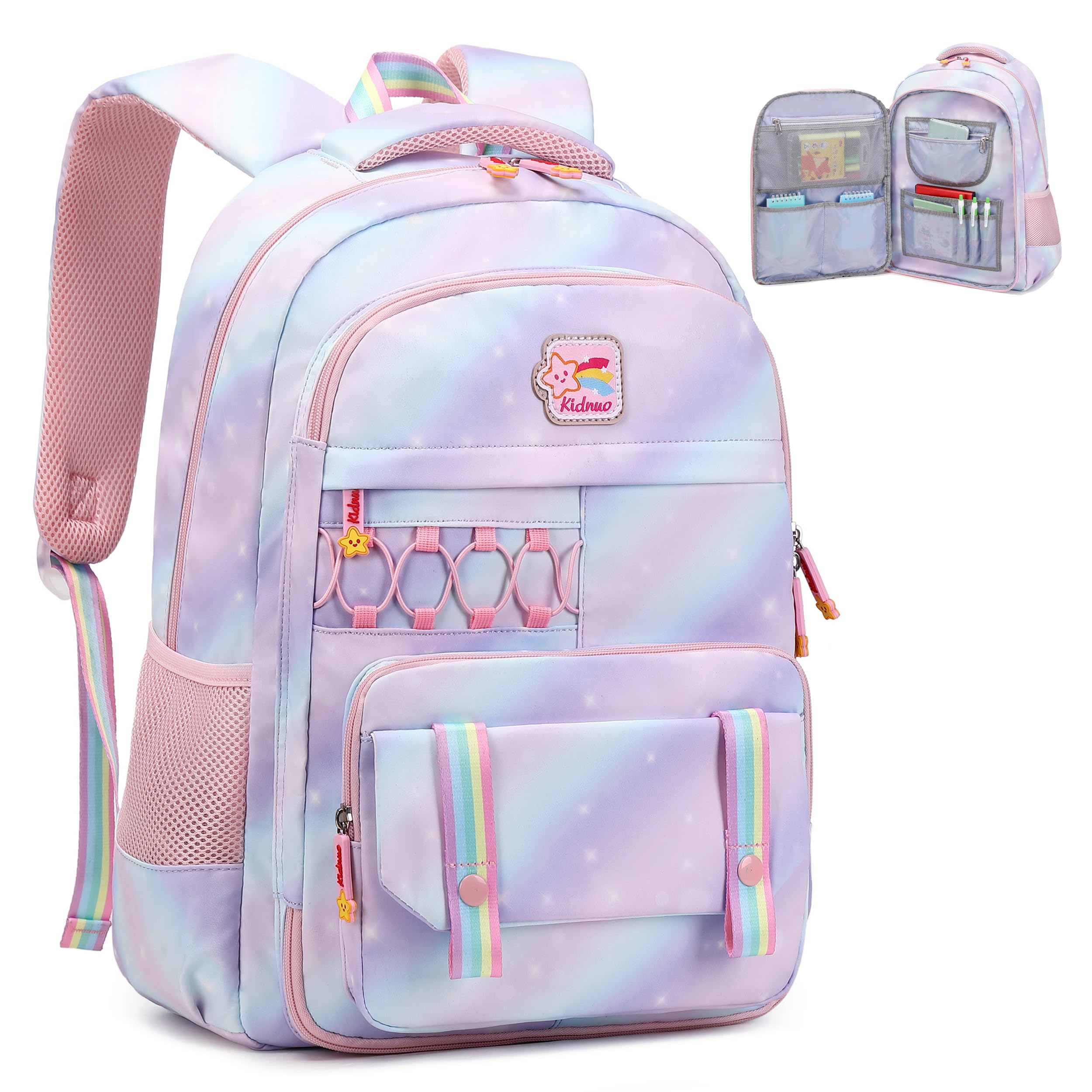 Girls Backpack 15 6 Inch Laptop School Bag Cute Kids Kindergarten Elementary Backpacks Middle Schoolbag Large Bookbags for