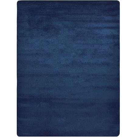 Amazon.com: Home Queen Indoor Outdoor Commercial Navy Color Area Rug ...