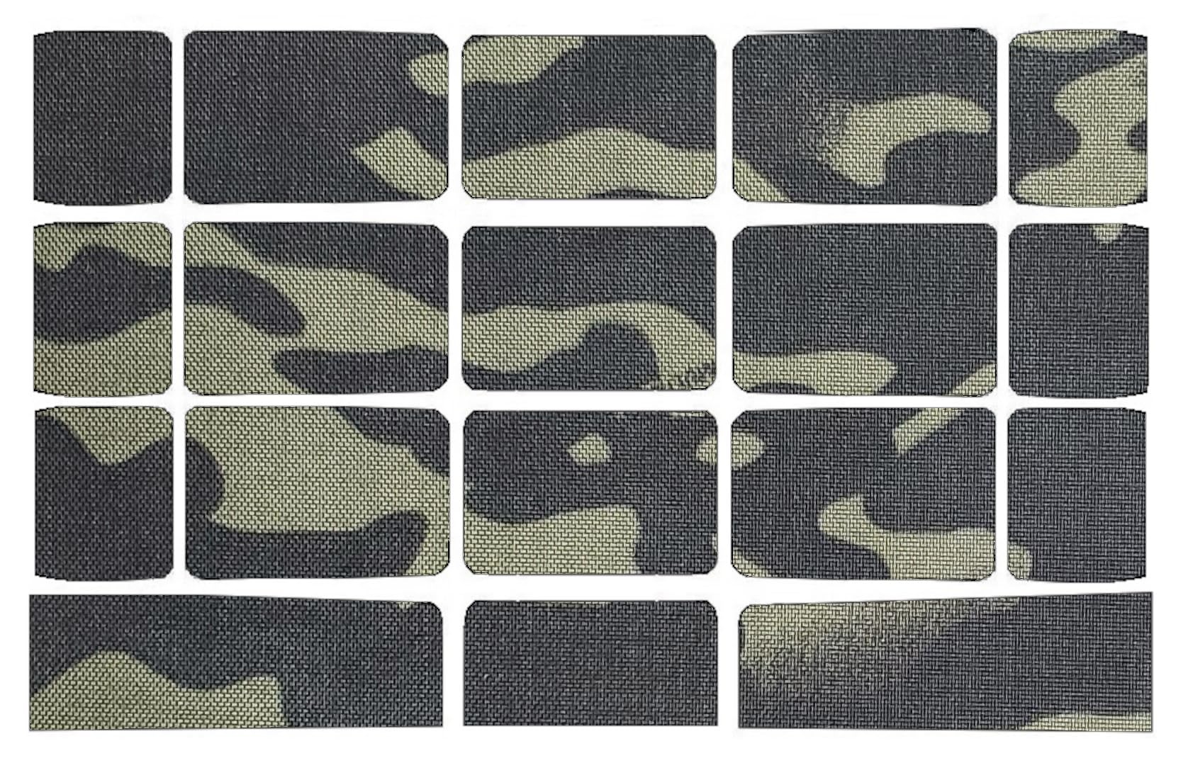 Dangerfield Arms TackGear Wrap Cordura P Mag Grip Enhancement Wrap Adhesive Decal (Multicam Black)