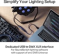 Vista 3 de Interfaz Micro DMX SoundSwitch - Interfaz USB a DMX ultracompacta con acceso gratuito de 3 meses al software SoundSwitch