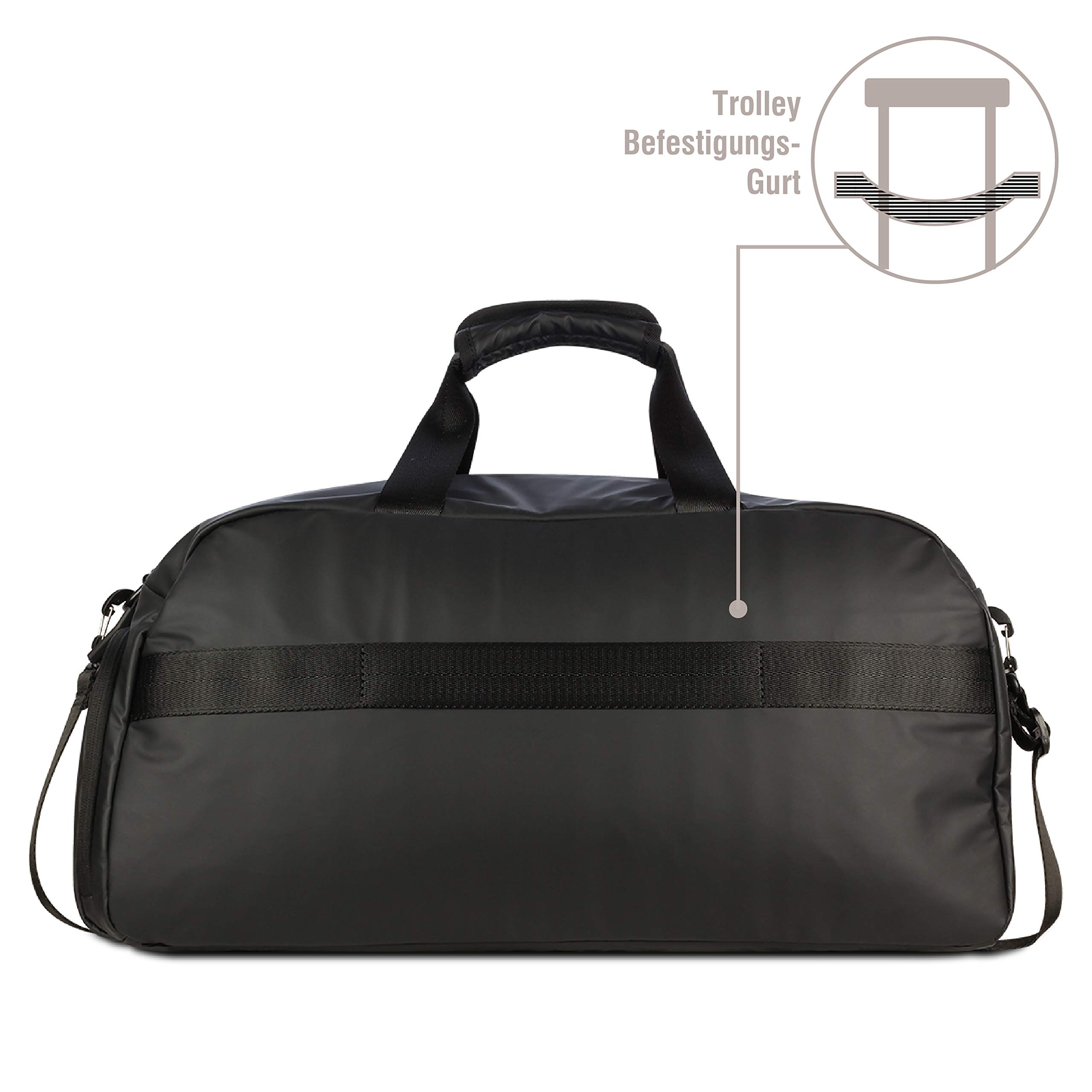 Bugatti Blanc Bolsa Deporte y Viaje Hombre Mujer - Negro