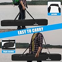 Vista 16 de 60" Multifunctional Tripod Bag, Heavy Duty Tripod Carrying Case with Dual Compartment for Music Stand, Mic Stand, Speakers Stand, Tripods, Lights