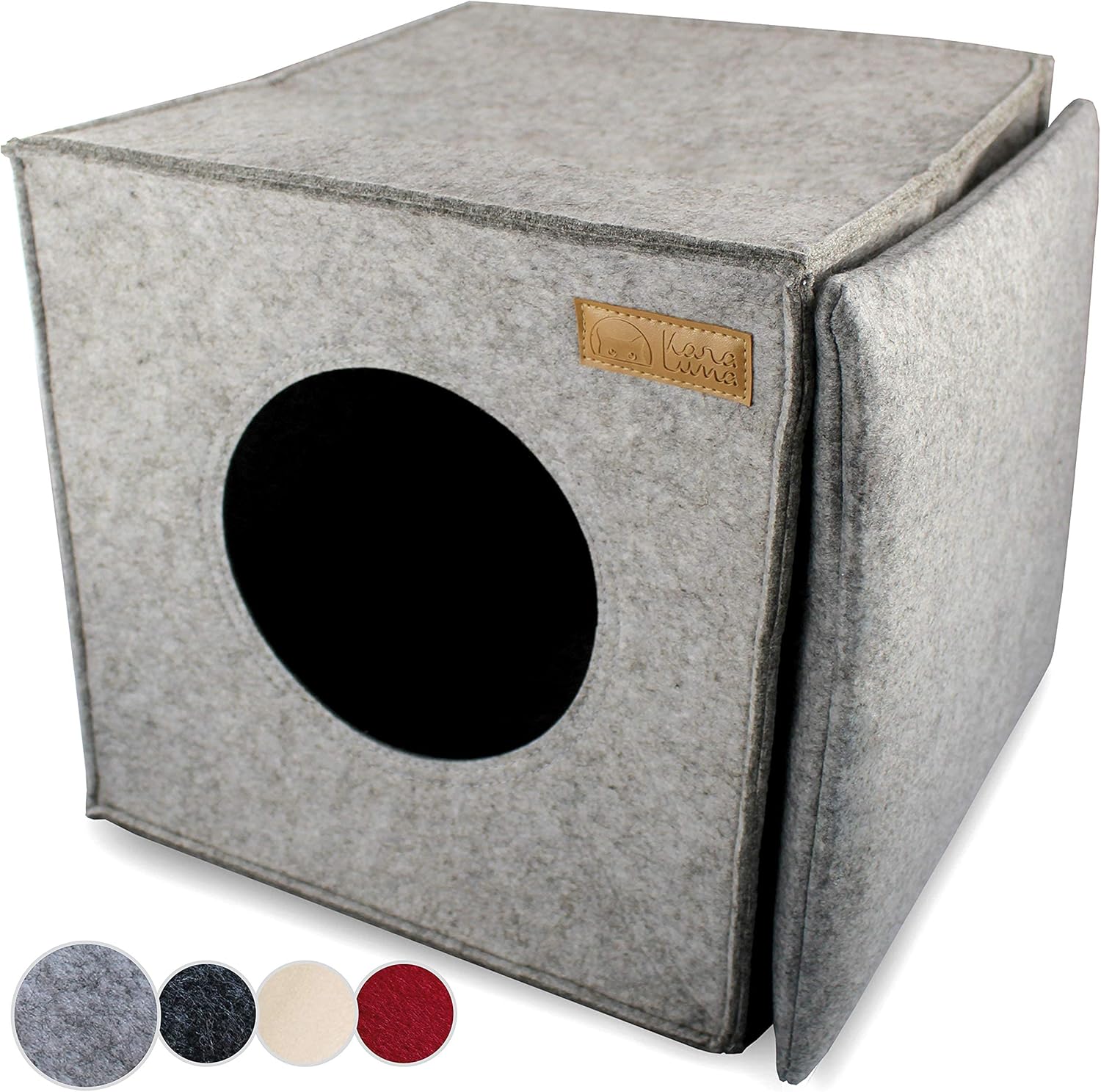 KaraLuna Katzenhöhle Filz fürs Regal z.B. IKEA Kallax oder Expedit I
