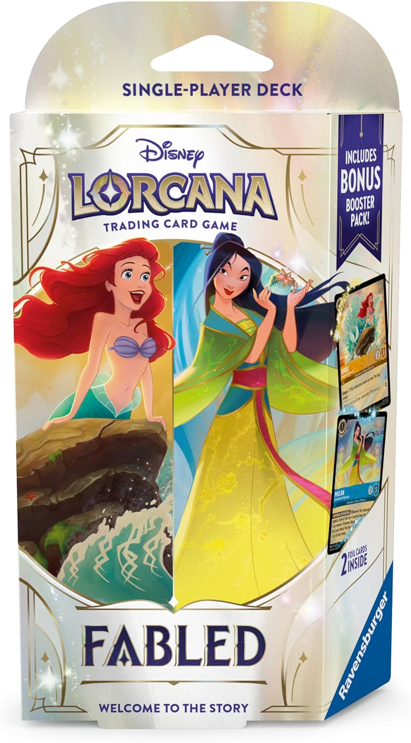 Disney Lorcana TCG: Fabled - Single-Player Deck Amber and Sapphire