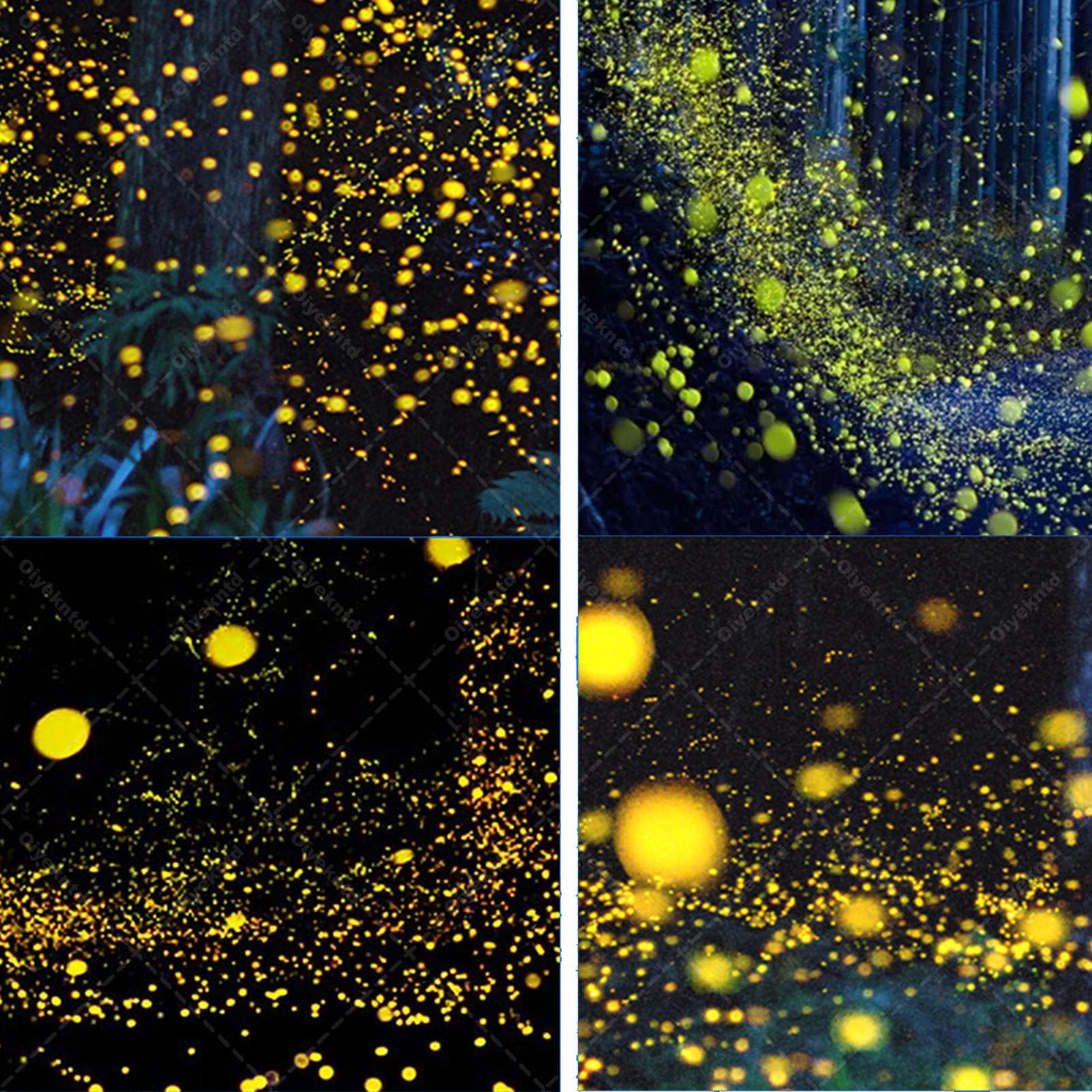 Projecteur Laser d'étoiles pour extérieur, Effets Lumineux de lucioles, lumières Laser de Noël, décorations de fêtes pour Jardin, Arbres, Maison, aménagement paysager 30W-Blue