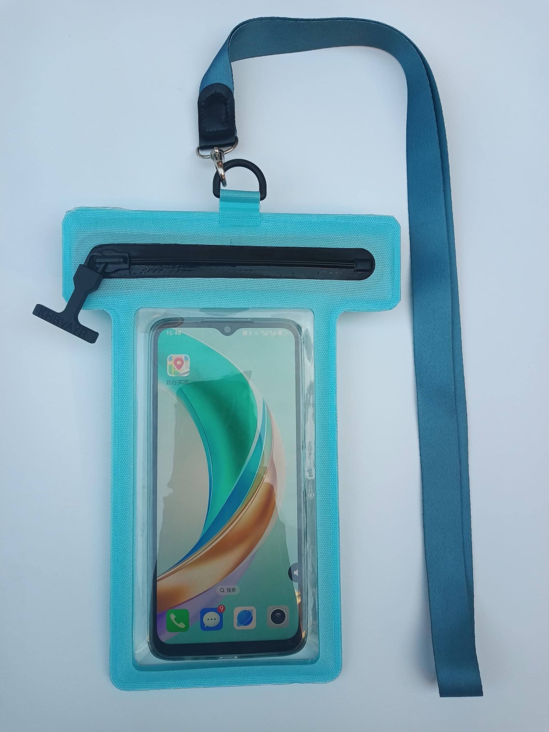 LEGCOAST Waterproof Phone Pouch, Waterproof Phone Case ， IPX8 Waterproof， Airtight Zipper Seal ，for Fishing Boating Swimming Drifting