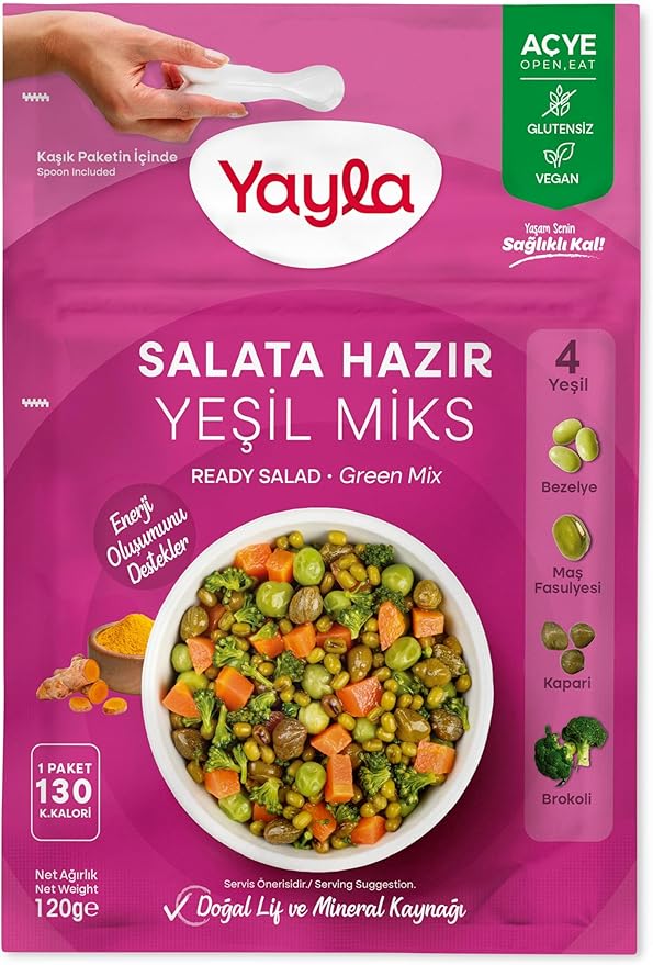 Yayla Salata Hazır Yeşil Mix 120 gram