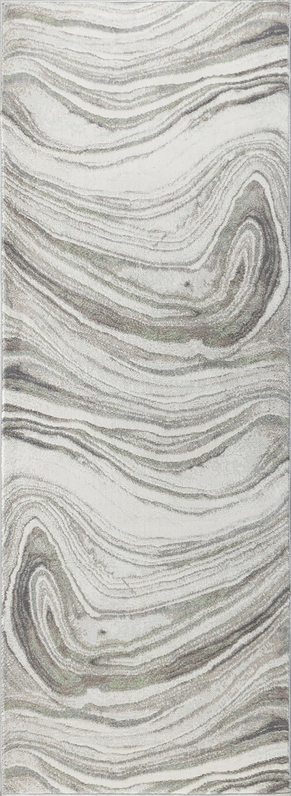 Livabliss LILAC Runner Rug - Light Grey, 80 x 220 cm - 100% Polypropylene - OEKO-TEX Certified