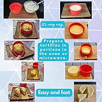 Vista 3 de 6 moldes de silicona para hornear de 3.9 in - Molde de silicona para freidora de aire - Molde redondo de silicona para hornear - Molde de silicona