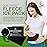 4 Pack Reusable Ice Packs for Injuries - Soft Ice Pack with Velvet Soft Fleece Fabric | Flexible Hot and Cold Gel Ice Pack Set- Cold Packs for Injuries, Knee, Back, Neck Pain - 10 x 6, Black-4Pack
