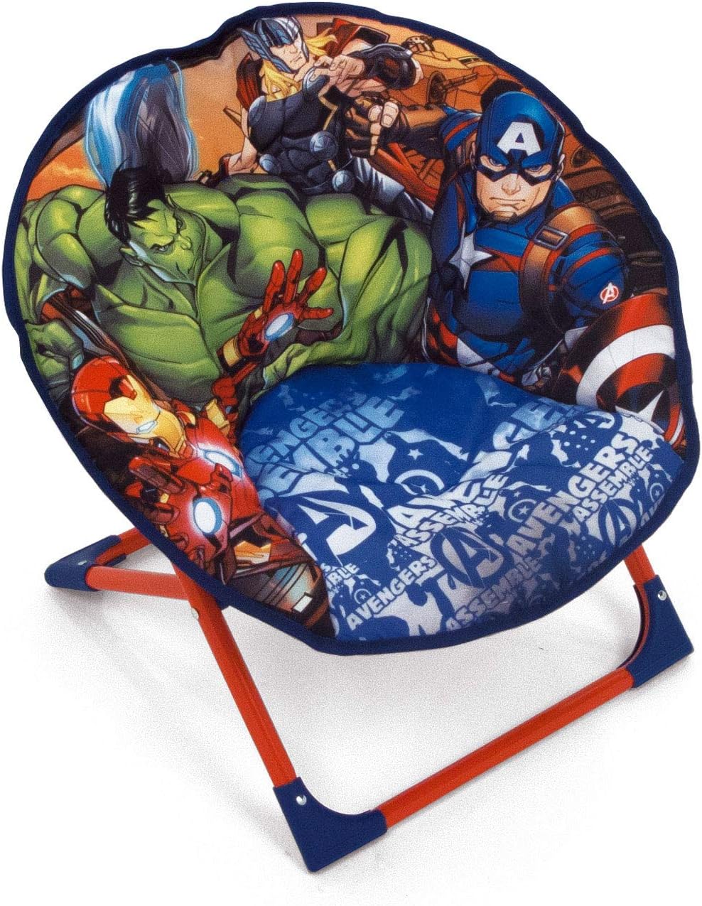 Arditex Moon Chair Avengers, Fabric, Multi-Colour, 50 x 50 x 50 cm