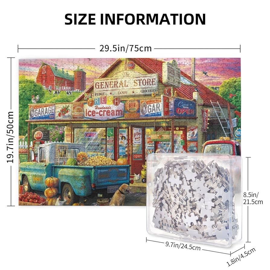 Amazon.co.jp: 1000ピース ジグソーパズル カントリーストア