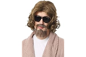 The Dude Wig and Beard Transformation Kit for a Majestic Lebowski Look