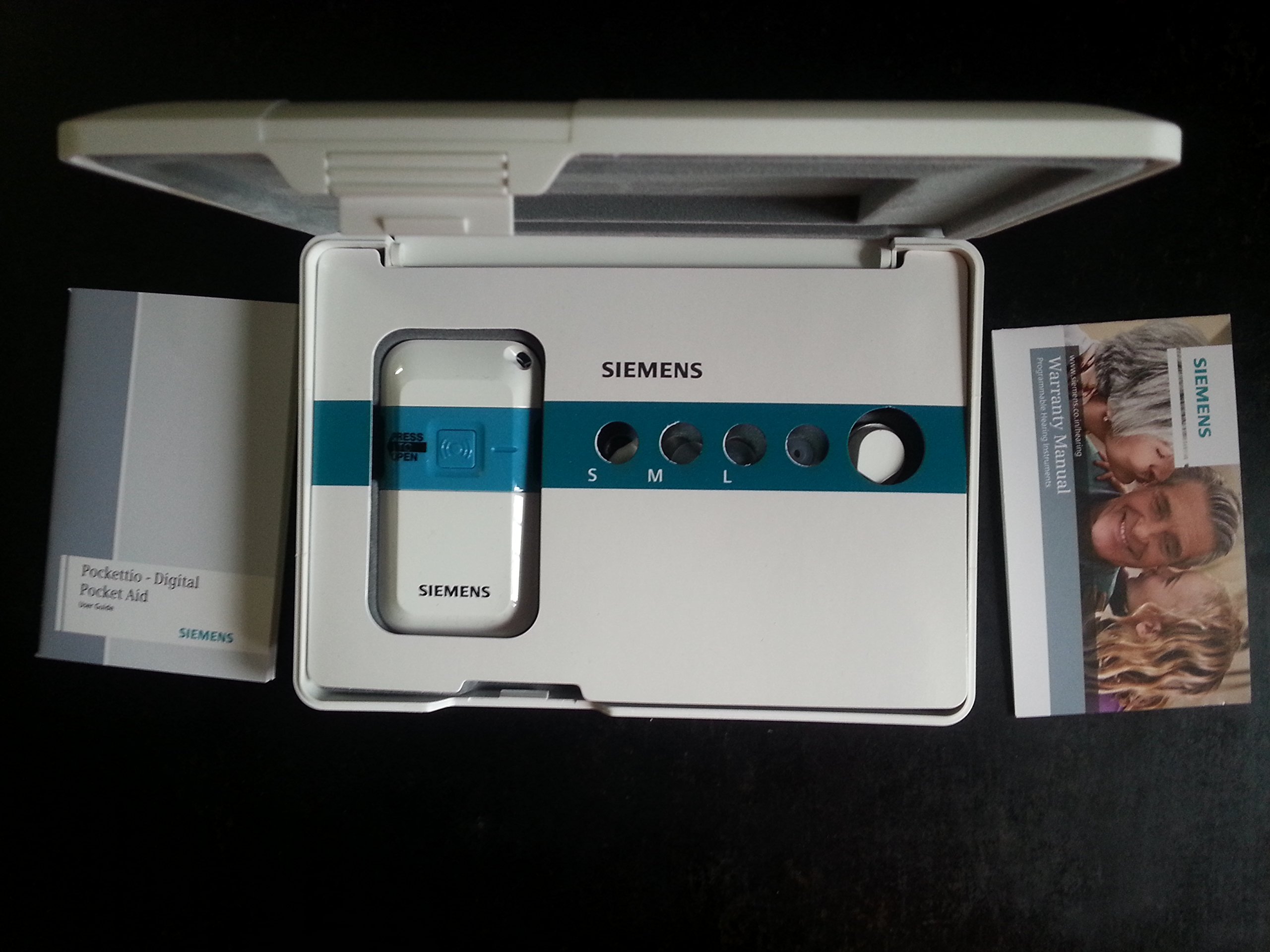 Siemens Pockettio DMP Digital Pocket Hearing Instrument (White