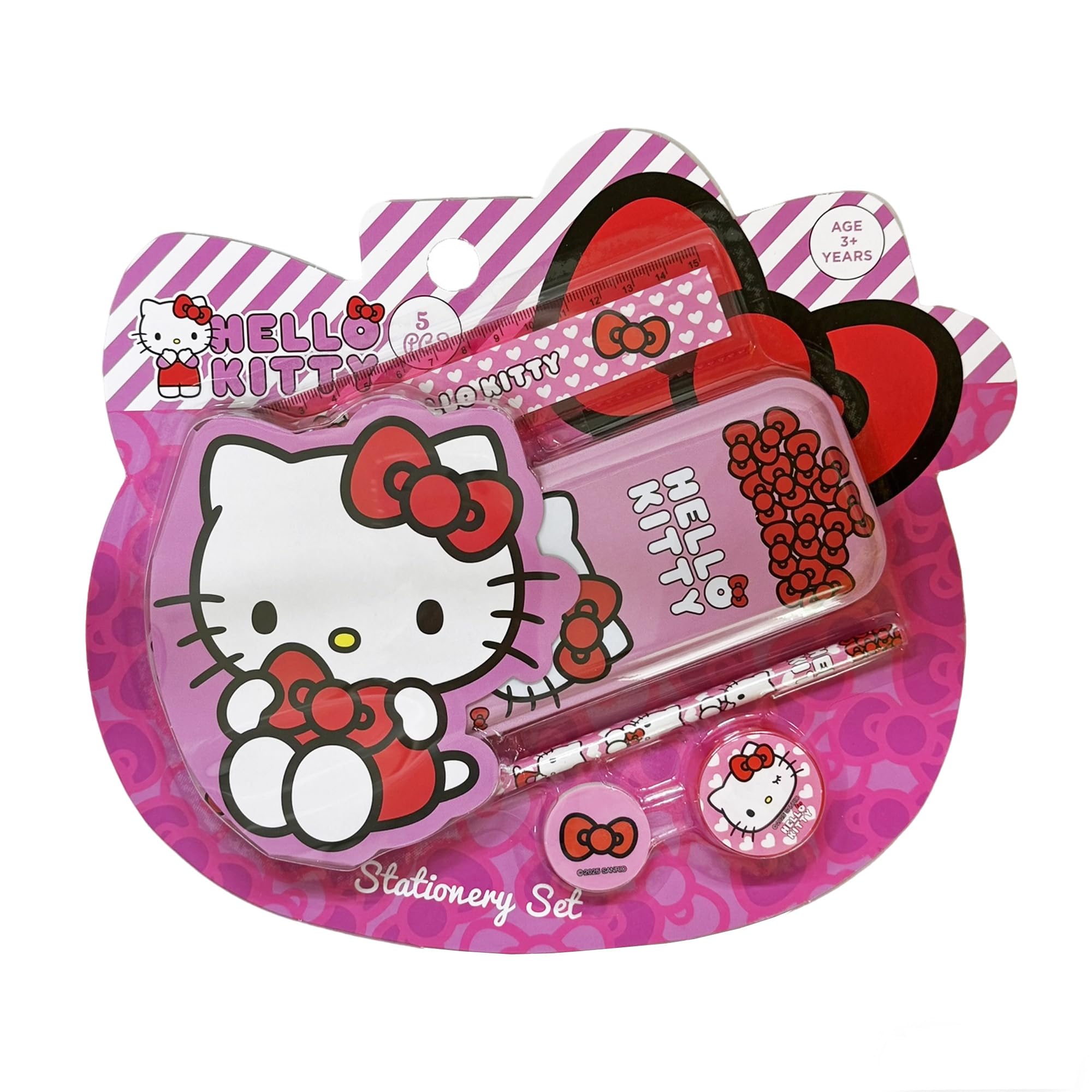 Hello Kitty 5 pcs Stationery Set Ideal for Kids Students & Return Gift for Age of 3 Years+-image-33