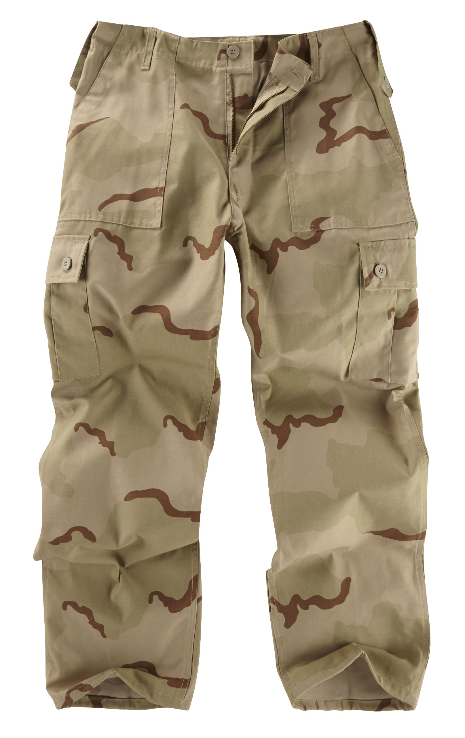 Army and Outdoors 6 Pocket Camouflage Combat Cargo Trousers - USA Three Colour Desert (34)