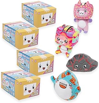 LankyBox Mini Mystery Plush, Series 2-4 pack, Unique Collectible Blind Box Mini Plush, Officially Licensed Merch