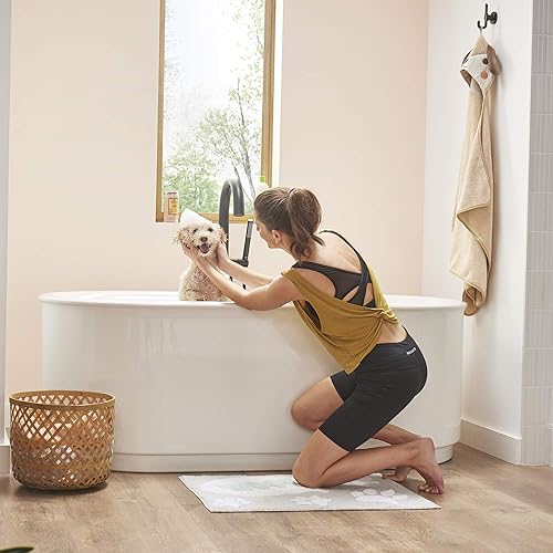 Miniatura 9 de American Standard T064951.243 - Llenadora de bañera independiente redonda contemporánea para válvula flash áspera, negro mate