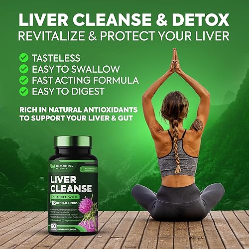 Miniatura 4 de Suplemento de fórmula de desintoxicación y reparación de limpieza hepática | Para mejorar la salud del hígado y el intestino | Aumenta la energía |