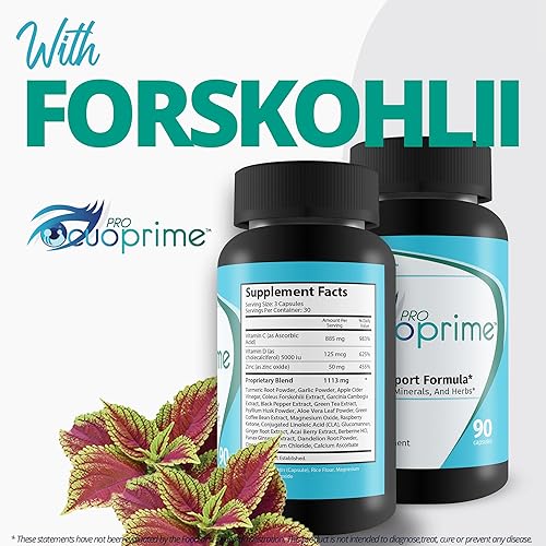 Miniatura 5 de Pro Ocuoprime - Suplemento de apoyo para la salud ocular y la visión - Promueve una vista saludable y una visión clara - Ayuda a reducir la fatiga