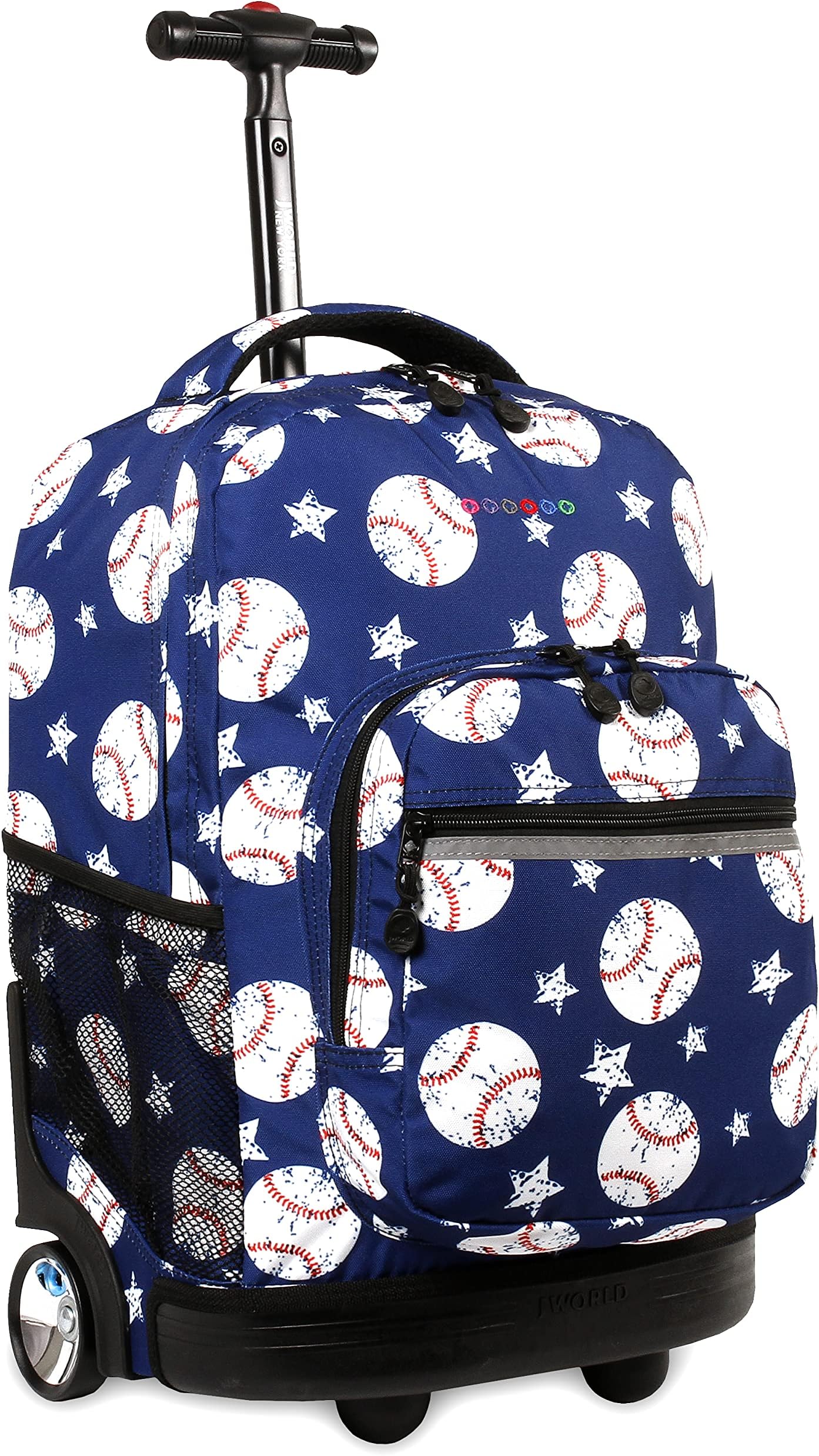 J World New York Unisex J World New York Sunrise Rolling Backpack Rolling bag