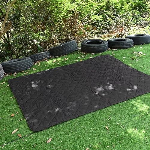 Vista 34 de LOOGU Manta de camuflaje con aislamiento impermeable para acampar al aire libre, senderismo, caza, supervivencia, mochilero, picnic Alpha Green