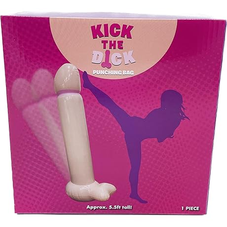 Kick The Dick - Giant Inflatable Kickboxing Penis for Bachelorette Parties and Stress Management