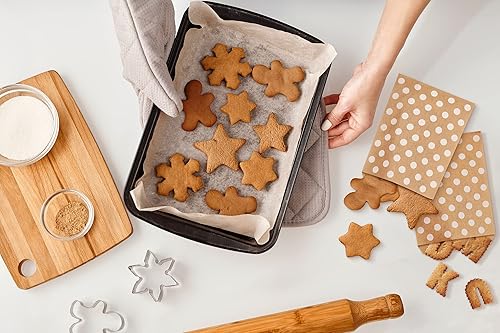 Miniatura 4 de BagDream Bolsas de papel kraft de 5.5 x 7.75 pulgadas, paquete de 100 sobres de papel plano a prueba de grasa para aperitivos, galletas, bolsas de