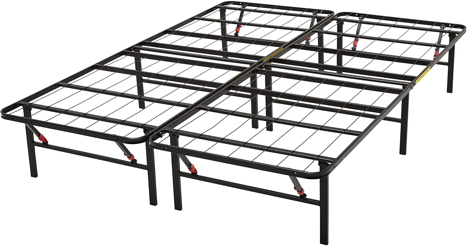 Amazon Basics Foldable Platform Bed Frame ToolFree Assembly Under