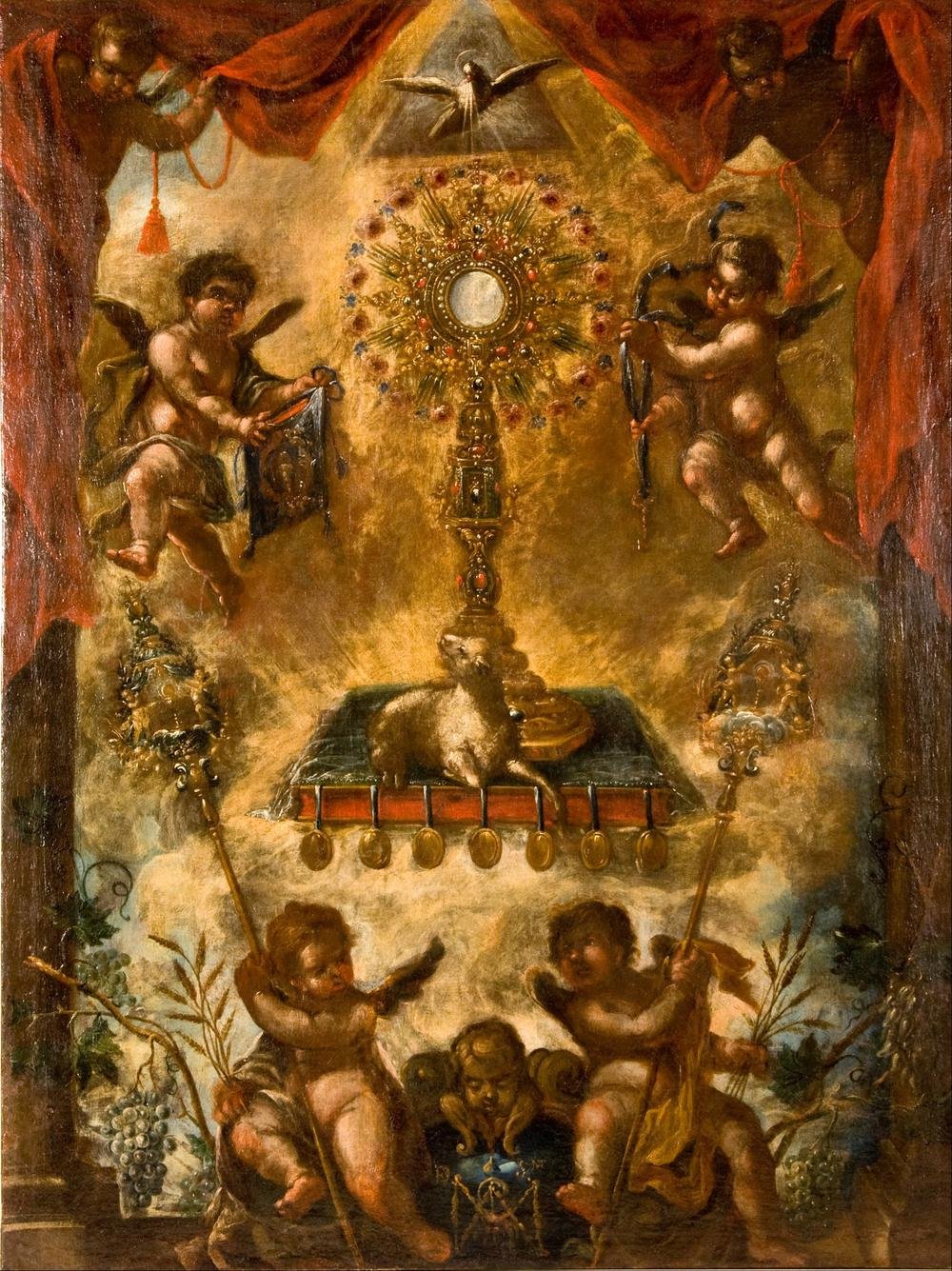 Gifts Delight Laminated 24x32 Poster: File:Allegory of The Eucharist - Google Art Project.jpg
