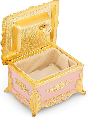 Miniatura 3 de Splendid Floral Music BoxJewelry Box in Rectangular Shape Playing Canon