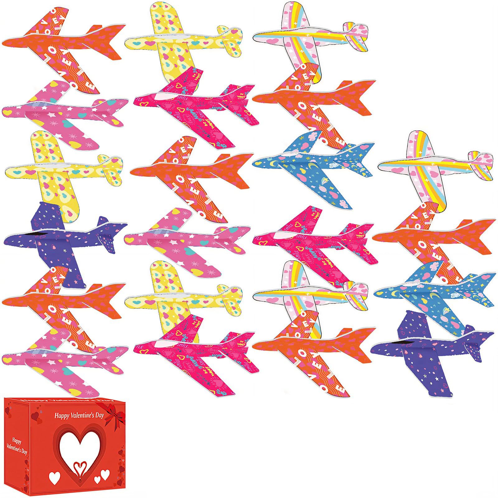 Elnwnnkc Present Set of 28 Layouts and Aircraft Decorations for Childrens Donations Artifact