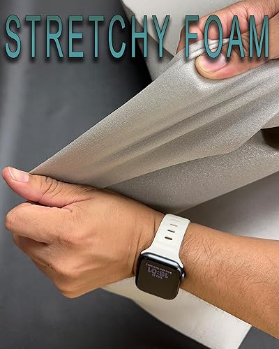 Miniatura 6 de FabricEmpire The Continuous Yard - Espuma elástica de densidad media de 18 de pulgada de ancho para artes y manualidades, proyectos de tapicería de