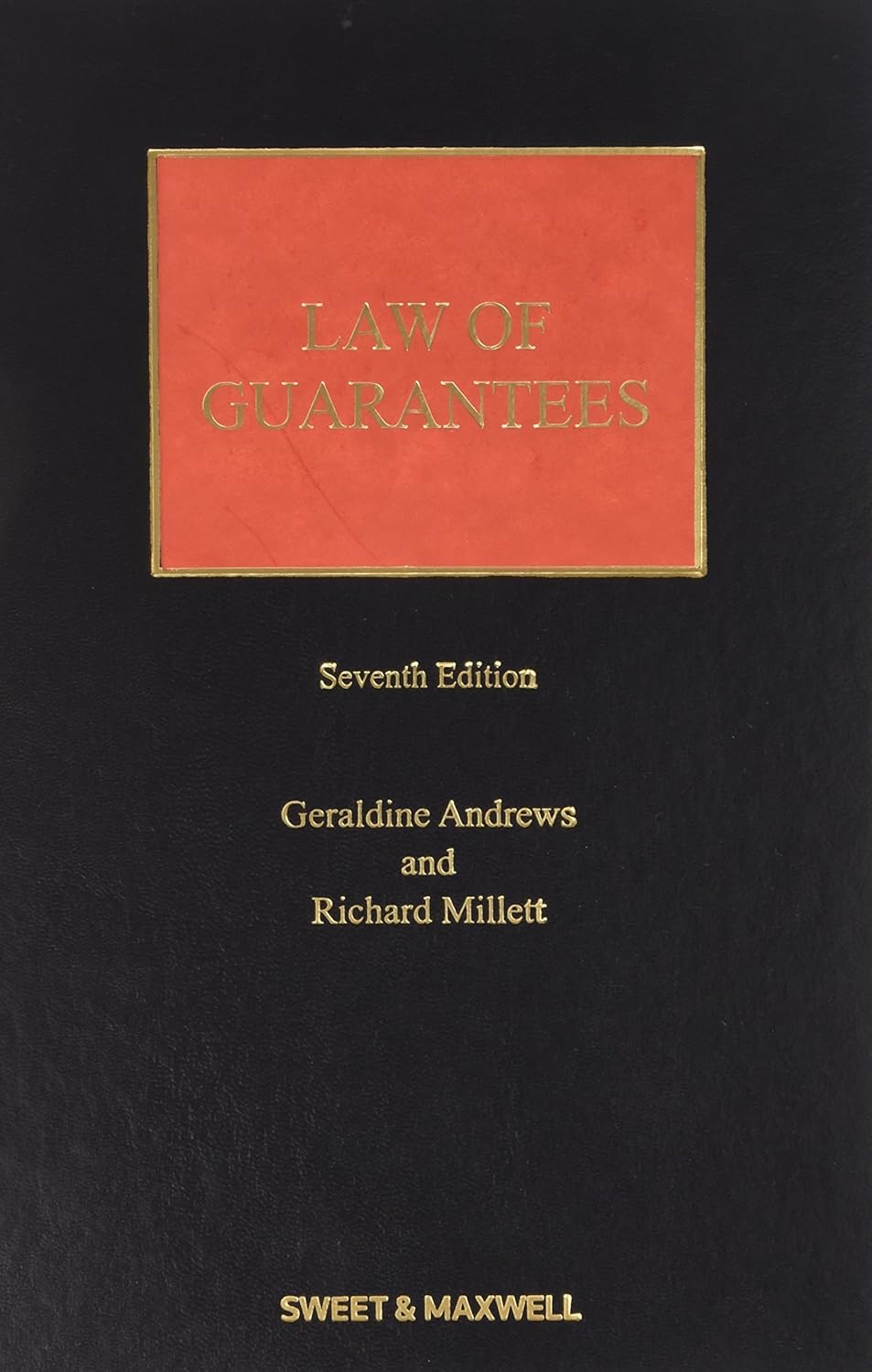 Law of Guarantees Amazon.co.uk Andrews, The Hon Mrs Justice Geraldine, QC, Richard Millett