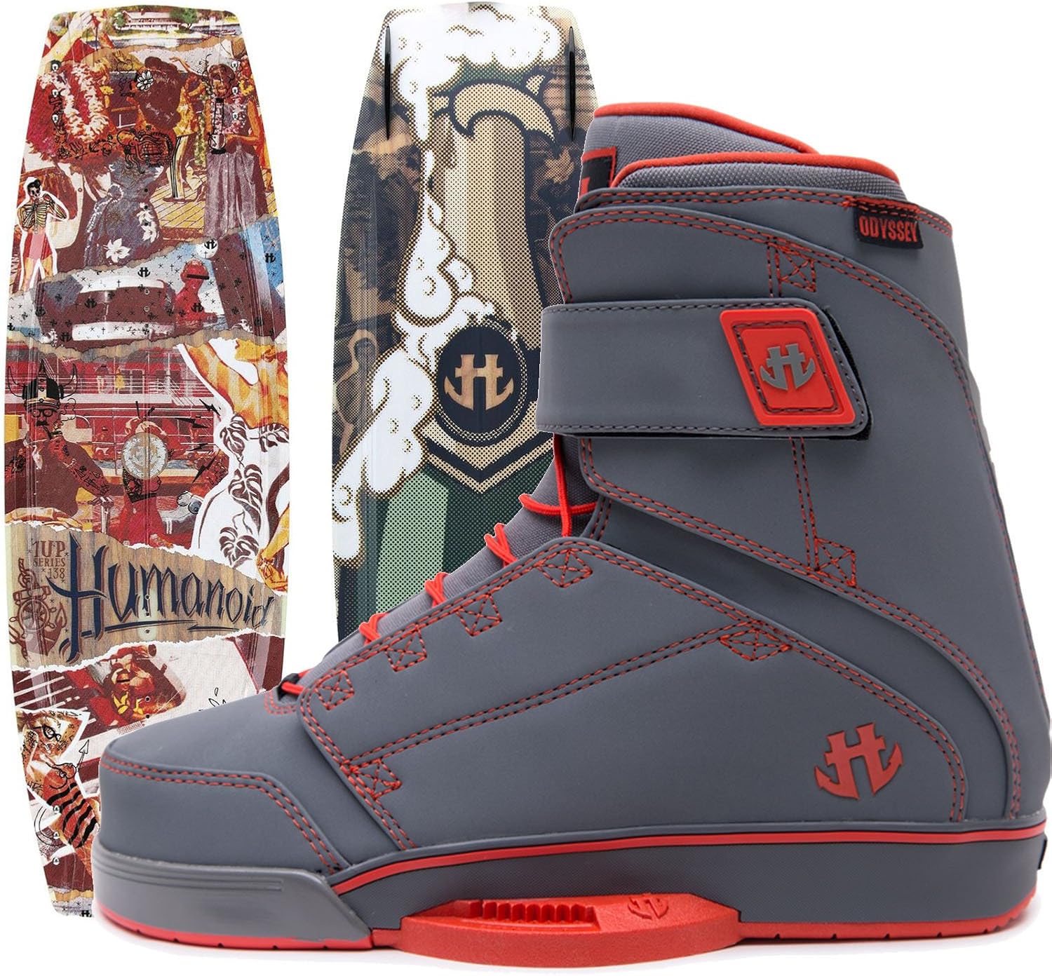 Humanoid Wakeboards 2016 1Up Wakeboard with Odyssey Boot