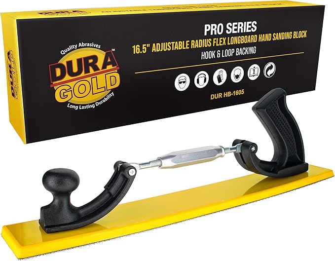 Dura-Gold Pro Series 16.5 Adjustable Flex Hand Sanding Block