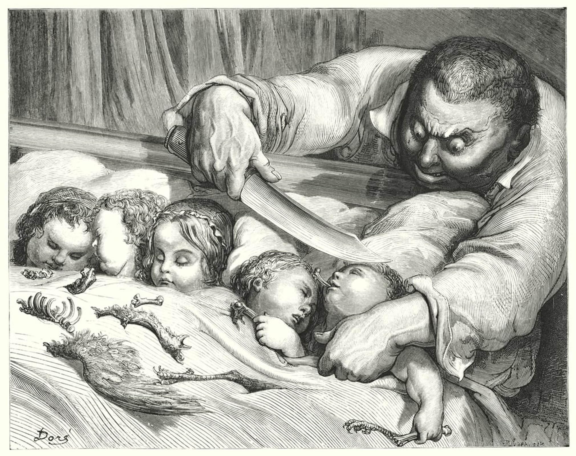 Image Peinture Murale Art Impression Tableaux Petit Pouce Gustave Doré - 5