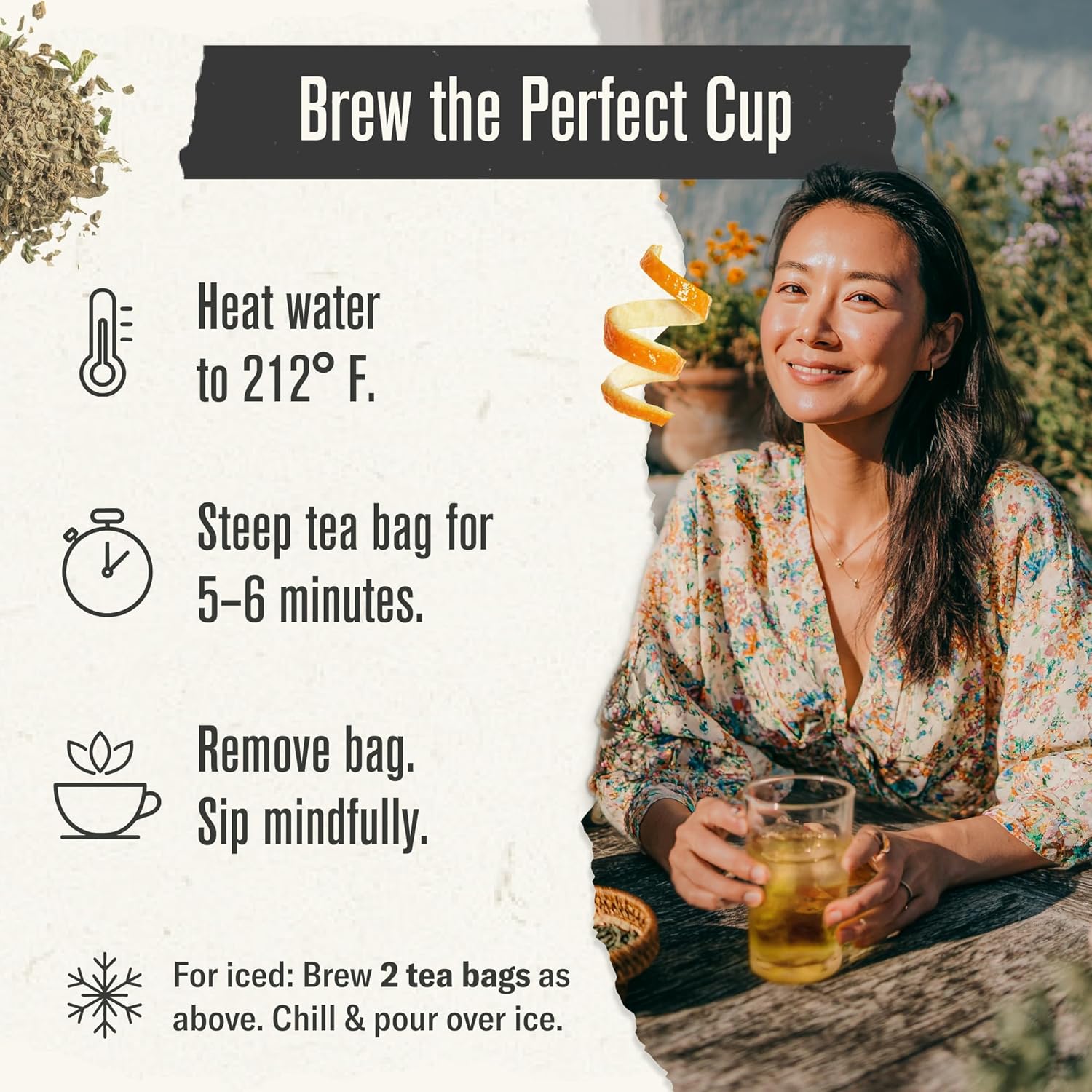 Numi Tea Organic Moroccan Mint Tea, 54 Herbal Tea Bags, Caffeine Free