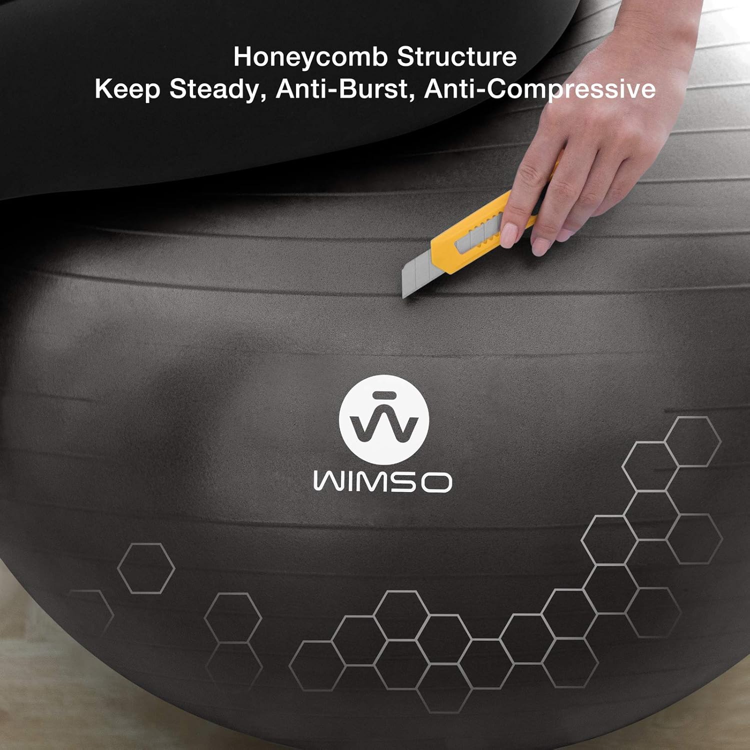 🛒 Flash Sale WIMSO Exercise Ball Yoga Ball Chair for Fitness Balance Extra Thick Non-Slip Anti-Burst Bearing 2200lb with Quick Pump Limited Discount WIMSO Exercise Ball Yoga Ball Chair for Fitness Balance Extra Thick Non-Slip Anti-Burst Bearing 2200lb with Quick Pump
