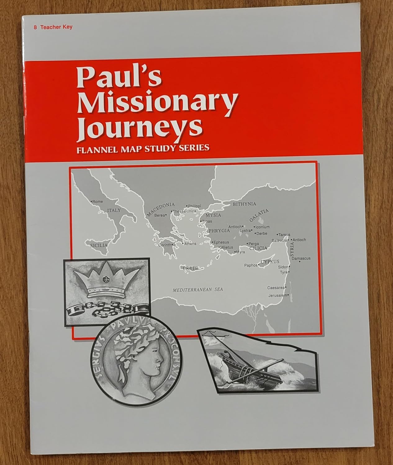 Paul's Missionary Journeys Flannel Map Study Series (Tests/ Quizzes