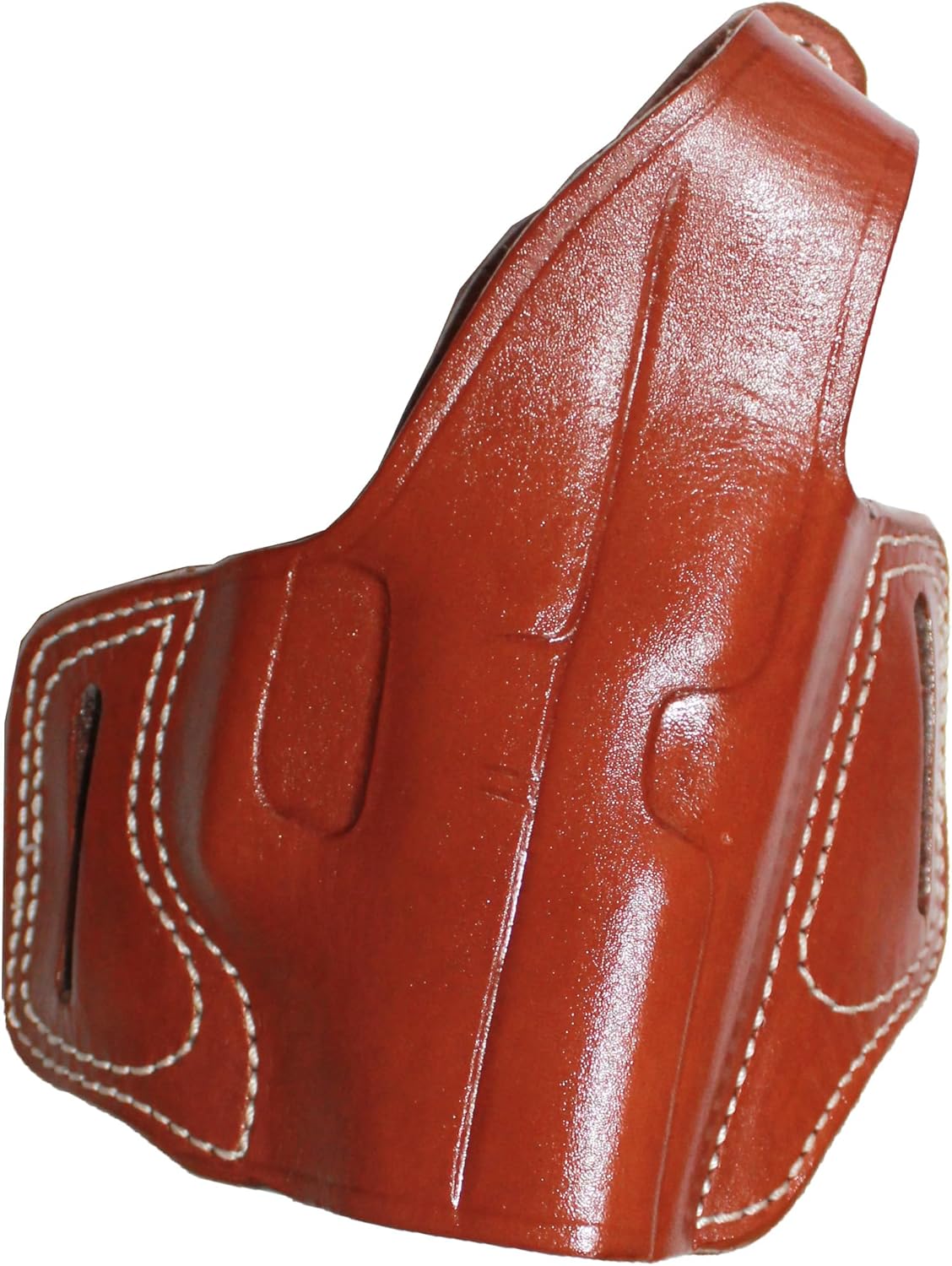 YT HOBBY Handmade Leather OWB Carry Two Slot Thumb Break Gun Holster for Glock 43, 43X, Ruger SR22